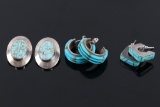Navajo Sterling & Turquoise Earring Collection