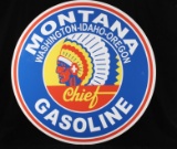 Montana Chief Gasoline Advertising Sign