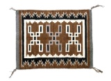Navajo Rug by Alta Dodge from Crownpoint c. 1950's