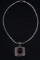 Byzantine Braided 18K Gold & Silver Amber Necklace