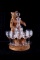 Early 19th Swiss Black Forest Crystal Decanter Set