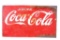 Drink Coca Cola Red Metal Sign