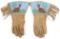 Nez Perce Beaded Gauntlet Gloves c. 1960's