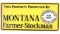 Early Montana Farmer-Stockman Tin Sign