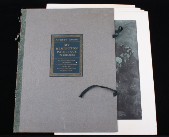 Frederic Remington 1903 Artist Proof Portfolio