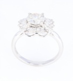 1930's Style 1.51 ct Diamond & Platinum Ring