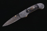 Navajo Dave Yellowhorse Damascus Warrior Knife