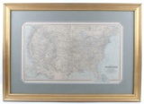 Gray's New Map of the U.S. by Frank A. Gray c1894
