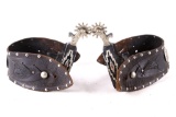 Ornate Silver Mounted Colorado Marked Cowboy Spurs