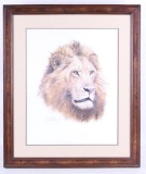 Signed 1988 Guy Coheleach African King Lithograph