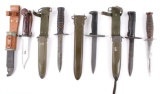 Assorted Military Bayonets & Combat Knives