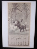 Peters Cartridge Company Calendar 1904