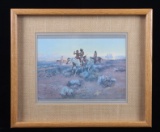 Charlie M. Russell Indian Scouts Framed Print