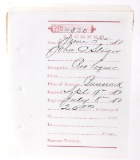 Collection of Montana Territory Business Licenses