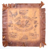 Scenic Wonders of Yellowstone Leather Cover