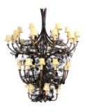 Mountain Pine Cone 4-Tier Chandelier by Berry Bate