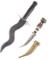Turkish Tooled Knife w/ Sheath & Asian Kris Dagger