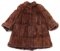 Brown National Furs Shop Coat From Butte, Montana