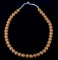 Amber African Trade Bead Necklace