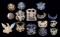Collection of US Military Uniform Insignia