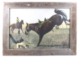 Original R. Doubleday Bucking Bronco Rodeo Photo