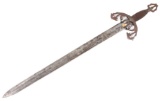 Early 1900s Hand Forged European Style Short Sword