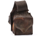 Elliotts Patent Leather Doctors Saddle Bags c 1870