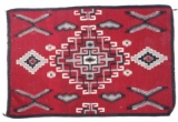 Navajo Ganado Wool Rug from Hubbell c. 1940-1950