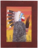 2020 Original Dau-Law-Taine Kiowa Bordered Artwork