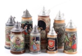 Traditional German Beer Stein Collection