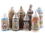 Collection of Traditional Assorted German Steins