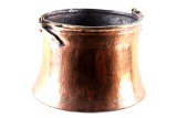 Large Dovetail Swing Handle Copper Pot