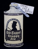 Old Topper Snappy Ale Cone Top Advertising Sign