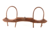 Early 1900's Hand Carved Double Oxen Yoke