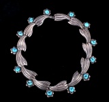 Navajo Turquoise & Sterling Silver Necklace