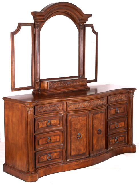 Collezione europa dresser with mirror deals