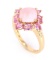 Pink Opal & Pink Spinel 14K Gold Ring