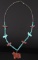 Navajo Turquoise & Jasper Horse Effigy Necklace