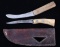 Blackfeet Belt Sheath & I. Wilson Knife 1800's