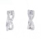 1.28ct Diamond Eternity Hoop 14K Gold Earrings