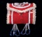 Iroquois Beaded Trinket Bag c. 1910-1920's
