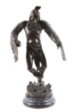 American Indian Eagle Dancer Bronze Statue