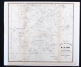 Yellowstone National Park Superintendent Map c1880