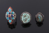 Navajo Sterling & Turquoise Ring Collection