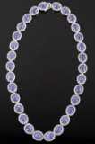 110.95 ct Tanzanite & 11.25 ct Sapphire Necklace