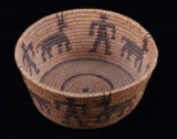 Early Papago Figural Hand Woven Basket