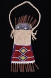 Lakota Sioux Fully Beaded Strik-A-Lite Bag