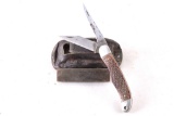 Schrade-Walden 225H Folding Knife & Whetstone