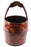 Chinese Import Hand Painted Decorative Barrel