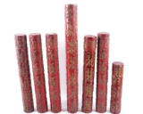 Chinese Cylinder Storage Hand Painted Tubes